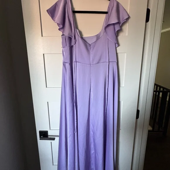 Azazie Bondi Lilac Maxi Dress - Picture 4 of 4